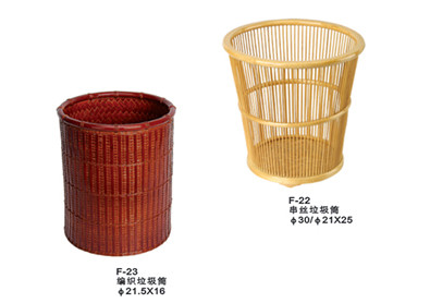 竹垃圾筐